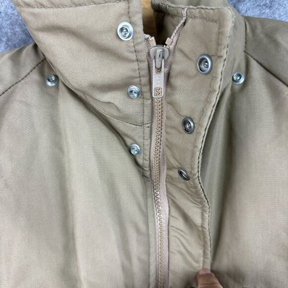 Vintage Cal Craft Insulated Jacket Adults L 42-44 Tan Lined Snap & Zip USA Made - Picture 6 of 16